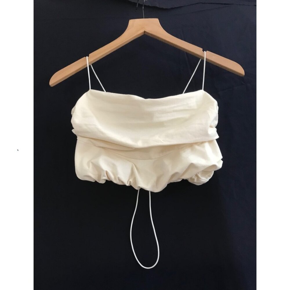 Urban Outfitters Crop Top Sample in Ivory - Sm - NWT